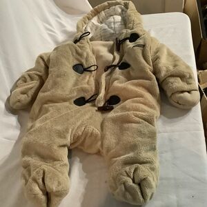 Calvin Klein Tan Fleece Kids Footie